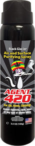 Agent 420-3.5 oz Odor Destroying Spray for Eliminating Unwanted Odors in Your House, Car or Apartment, Freshen Up The Crib (Black Glacier)...