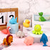 9 PCS Nurse Flashlight Pediatric Nurse Flashlight Keychain Animal Flashlight Keychain Dolphin Lion Flamingos Dinosaur Shark Rhino Octopus Duck Pig...