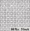 BAMIDELE 3 Inch Letter Stencils and Numbers, 66 Pcs Reusable Plastic Alphabet Symbol Interlocking Drawing Template Kit for Painting on Wood, Wall,...