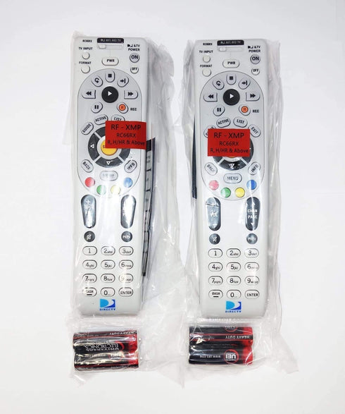 2 Pack - DIRECTV RC66RX IR/RF Remote Control...
