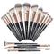 Makeup Brushes, MAANGE 18 Pcs Professional Makeup Brush Set Premium Synthetic Face Kabuki Brush Kit Foundation Blush Powder Eyeshadow Brushes Set...