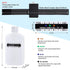 14 Pcs Urine Test Complete Kit Includes 2 Portable Translucent Empty Bottles,10 Adhesive Temperature Test Strips, Lengthened Hi-Stretch Hidden Leg...