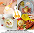 DOERDO 2PCS Plastic Rice Paddle Food Service Spoon Semicircular Rice Ball Spoon for Rice Mashed Potato, Sushi Making Tools...
