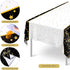 Ruisita 2 Pack Black Gold Table Cloth Cover Happy Birthday Tablecloth Party Tablecloths Rectangular Table Cloth Cover for Indoor or Outdoor Partie...