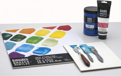 Liquitex BASICS Large Scale Brush Set, Synthetic Hair, Set of 3...