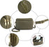 Small Crossbody Bag Shoulder Bag Purse Nylon Clutch Phone Wallet with Zipper & Adjustable Strap Handbag for Women...