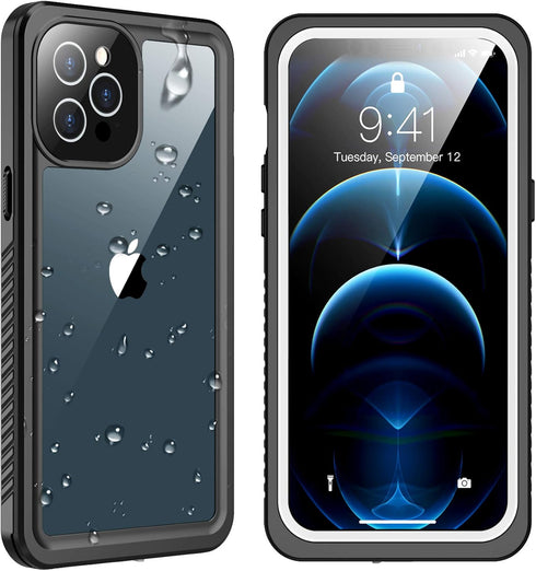 SPIDERCASE Designed for iPhone 12 Pro Max Case, Waterproof Built-in Screen Protector, Shockproof Full Body Cover Rugged Case for iPhone 12 Pro Max...