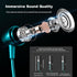 Neckband Bluetooth Headphones Wireless Neckband Earbuds Around The Neck Headphones Wireless Bluetooth Sport Neck Earbuds Neck Band Bluetooth Earbu...