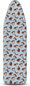 WIRESTER 15x54 Inch Ironing Board Cover, Silicone Coating, Replacement Iron Board Cover with Elastic Edge, Hook and Loop Fastener Strap Fits Stand...
