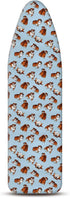 WIRESTER 15x54 Inch Ironing Board Cover, Silicone Coating, Replacement Iron Board Cover with Elastic Edge, Hook and Loop Fastener Strap Fits Stand...