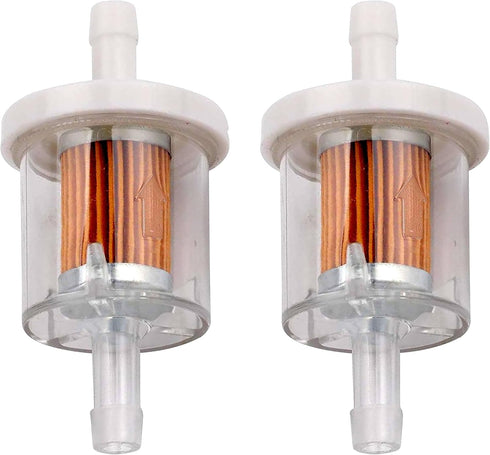 2 Pack 49019-0027 1/4 Inline Fuel Filter 49019-0014 49019-7001 for Kawasaki FX481V FX541V FX600V FX651V FX691V FX730V FX751V FX801V FX850V FX921V ...