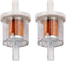2 Pack 49019-0027 1/4 Inline Fuel Filter 49019-0014 49019-7001 for Kawasaki FX481V FX541V FX600V FX651V FX691V FX730V FX751V FX801V FX850V FX921V ...