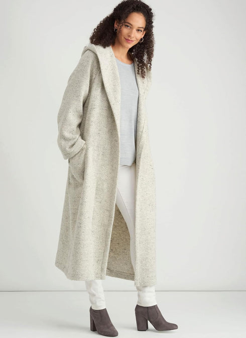 New Look Misses' Coat with Hood Sewing Pattern Packet, Design Code S9129, Sizes XS-S-M-L-XL, Multicolor...