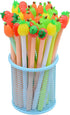 Yansanido Fluent Writting Pen, 12 Pcs 0.38 mm Black Ink Fruits Shape Rolling Ball Cute Gel Ink Pen for Student and School Office Supplies (Fruits)...