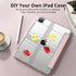 Kenke iPad Pro 11 Inch Case 4th/3rd/2nd Generation 2022/2021/2020 Support 2nd Pencil Charge Auto Wake/Sleep with Transparent Acrylic Hard PC Back ...