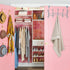 Home Basics Over The Door Clothes Hanger and Towel Rack with 5 Hooks Curved Arc Design | Durable Steel Material | Soft Sculpted Hooks with Balled ...