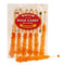 Extra Large Rock Candy Sticks: 6 Orange Rock Candy Sticks - Individually Wrapped - Espeez Rock Candy Sticks for Candy Buffet, Birthdays, Weddings,...