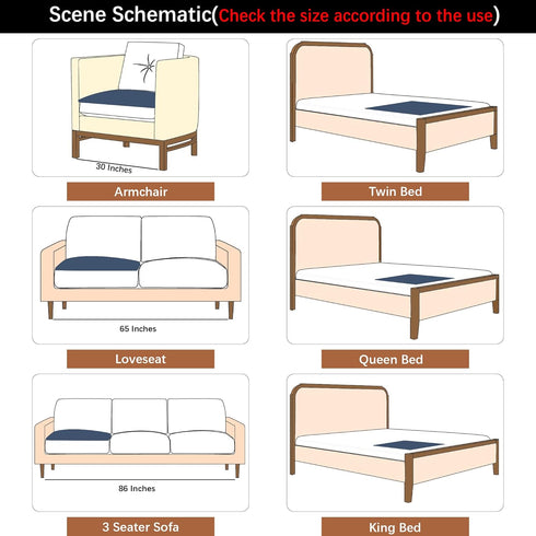 Waterproof Dog Blanket, 30x30 inches Small Pet Couch Covers for Sofa, Chair Bed Furniture Protector from Dogs Washable and Reversible-Blue+Green...