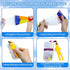 10 Pack Parachute Toys Easter Basket Stuffers for Toddlers, Tangle Free Parachute Toy with Small Figures, Outdoor Flying Toys Air Parachute for Bo...
