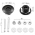 STETION Quick Release Latch License Plate Lock Clip 1.25" Diameter Aluminum Alloy Car Hood Pins Lock Clip Kit for Bumper Hood License Plate (2 Pac...