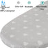 Waterproof Changing Pad Cover Set 2 Pack Stretch Jersey Knit Super Soft Grey Love & Stars...