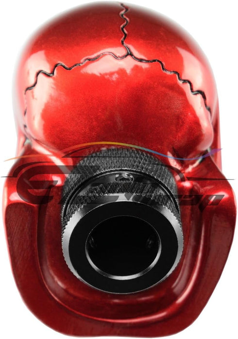 EZAUTOWRAP Red Universal Manual Wicked Skull Head Gear Stick Car Shift Knob Shifter Halloween...