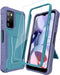 DUOPAL for Samsung Galaxy A03s 5G Case, Military Grade Protection Shockproof Case with Tempered Glass HD Screen Protector and Kickstand Compatible...