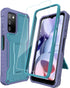 DUOPAL for Samsung Galaxy A03s 5G Case, Military Grade Protection Shockproof Case with Tempered Glass HD Screen Protector and Kickstand Compatible...