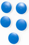 High Powered Magnets for Glass Dry-Erase Boards, Set of 5 Blue...