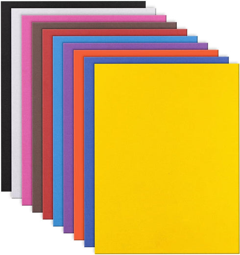 MEARCOOH Foam Sheets Crafts 9x12 Inch 10 colors 2mm Eva Color craft Foam Paper for Crafts Project Preschoolers Classroom Scrapbooking DIY cosplay(...