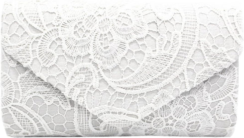 Clutch Purse Handbag Evening Bag Lace Messenger Bag Wedding Party Bag Envelope...