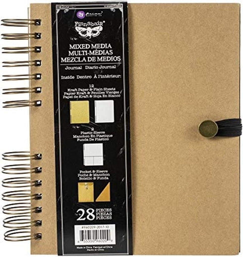 Prima Marketing Sunrise Sunset Spiral Bound Mixed Media Art Journal 7.5 by 9.5-Inch...