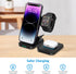 Criacr 3 in 1 Foldable Wireless Charger, Travel Magsafe Charger 3 in 1 Charging Station for Multple Devices for iPhone 15/14/13/12 Series, AirPods...