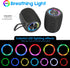Portable Bluetooth Speaker, BT5.3 Wireless Speaker 20W Bass Diaphragms with Multi LED Light Dynamic Modes, IPX6 Waterproof 16H Playtime supports F...