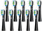 Replacement Toothbrush Heads 10 Pack Compatible with Bitvae Daily D2 Rechargeable Toothbrush, for D2 Toothbrush Heads Refills, Black...