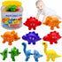 Alphabet Matching Dinosaur Toys,13 Dinos - 26 Letters,Preschool Activities Montessori Fine Motor Toys,Gifts for 18 Months 2 3 4 Year Old Boys Girl...
