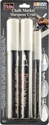 UCHIDA 48023-3A Bistro Chalk Marker, 3 Tip Sizes, White...