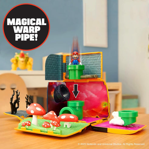 THE SUPER MARIO BROS. MOVIE – Van Playset with 1.25” Mini Mario Figure...