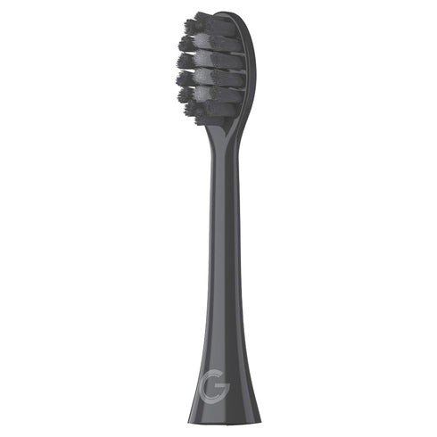 GLEEM Toothbrush Replacement Brush Heads Refill, Black, 2 Count...