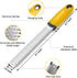 Professional Stainless Steel Lemon Zester & Grater - Premium Kitchen Tool for Cheese, Garlic, Ginger, Chocolate, Vegetables & Fruits | Dishwasher ...