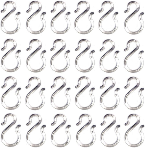 24PCS 1.7Inch Clear Plastic Punch Bowl Cup S Hooks...