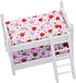 Miniature Dollhouse Accessories Miniatures Stuff Realistic Mini Furniture Bunk Bed DIY Decor Ornament for Miniature Dollhouse Kitchen Party Kit...