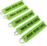 Remove Before Flight Keychain - Lime Green - 5pcs...