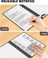 Portable Small White Board Dry Erase Board, Reusable 9.5 * 6.6in Notebook Memo, Office Home Supplies Desk Accessories MH760 (Grey)...