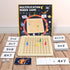BAKAM Wooden Multiplication Board Math Game for Kids 8-12, Math Manipulatives Set with 100PCS Flash Cards for Kids 6-8 Years Old, Montessori Count...