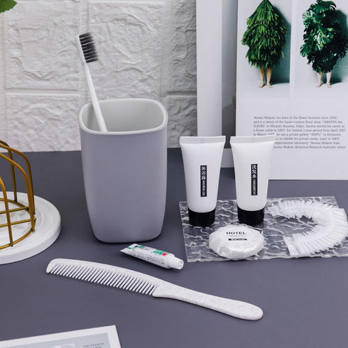Hygiene Kit, Hygiene Kit Bulk, Travel Hygiene Kit With Toothbrush, Toothpaste, Comb, Shampoo, Shower Gel, Shower Cap And Soap, Individually Packed...