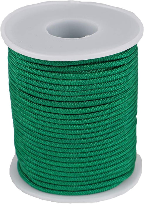 Braided Nylon Twine Cord Thread String for Necklace Bracelet Jewelry Making Crafting Accessories (2mm-98feet, Green)...