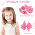 CÉLLOT 40pcs 3.5 inch Hair Bows for Girls Grosgrain Ribbon Toddler Hair Bows Alligator Clips for Baby Girls Kids Teens Back to School Hair Accesso...