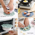 Set of 4 Silicone Trivet Mat - Hot Pot Holder Hot Pads for Table & Countertop - Trivet for Hot Dishes - Non-Slip & Heat Resistant Modern Kitchen H...