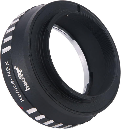 Haoge Manual Lens Mount Adapter for Konica AR Mount Lens to Sony E Mount NEX Camera as a3000 a3500 a5000 a5100 a6000 a6400 a6500 A7 A7R A7S A7II A...
